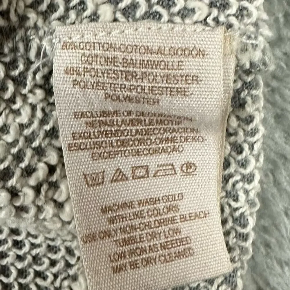 Free People Tunic Women Medium‎ Grey Mystree Waffle Knit OB407336 - Picture 4 of 8